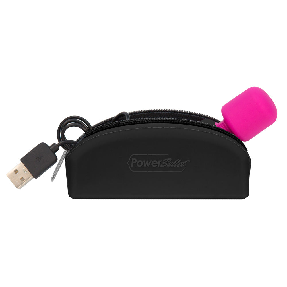 PalmPower Pocket Mini Wand Vibrator - travel-friendly massage wand, 7 vibration modes, rechargeable. 6