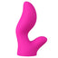 This silicone attachment for standard PalmPower wand vibrators puts less pressure on the clitoris & has a thick angular bulbous head for more G-spot stimulation.