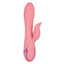 California Dreaming - Pasadena Player - rabbit vibrator has a bulbous textured shaft w/ 3 rotating speeds & a tongue-like clitoral stimulator w/ 10 flickering vibration settings. Pink