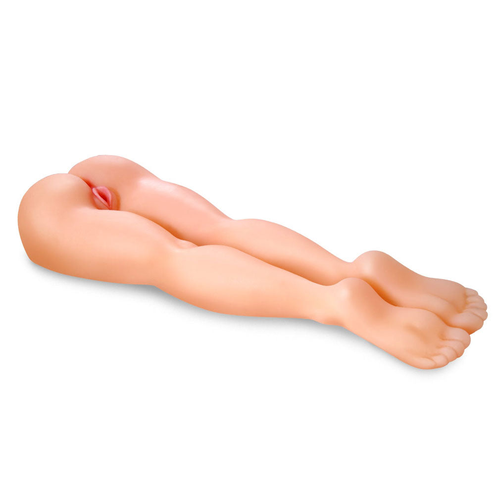 PDX Extreme - Fuck Me Silly 3 Mega Leg Masturbator - realistic replica of a woman's long legs, tight vagina & anus, plus small feet. Lifelike Fanta Flesh material. 1 metre long.