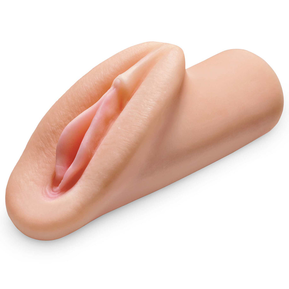 PDX Plus Perfect Pussy - Heaven Stroker has a compact, travel-friendly design w/ neat pink vaginal lips & a textured tunnel for your enjoyment. (2)
