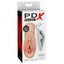 PDX Plus Perfect Pussy - Heaven Stroker has a compact, travel-friendly design w/ neat pink vaginal lips & a textured tunnel for your enjoyment. Package.