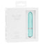 Pillow Talk Flirty - Luxurious Mini Massager has a flexible design & multi-speed PowerBullet vibrations, all in a travel-sized silicone body with Swarovski crystal details. Teal-package.