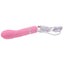 Pillow Talk Racy - Luxurious Mini Massager delivers multispeed vibrations your G-spot will love, all in a quilted silicone body w/ a luxurious Swarovski crystal. Pink. Charging cable.