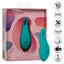 Pixies Bunny Liquid Silicone Gender-Neutral Vibrating Massager has a curvy dual-sided design & flickering ears that vibrate in 10 modes to stimulate you all over your body. Package & features.