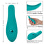 Pixies Glider Liquid Silicone Vibrating Vulva Massager has a curvy dual-sided design & a flickering tip to stimulate your clitoris, labia & vulva for ultimate versatility. Dimension & features. 