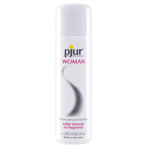 Pjur Woman - Silicone Personal Lubricant - suits women's sensitive skin, especially in intimate areas. Long-lasting, never sticky & fragrance-free. 250ml