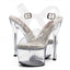 Pleaser Passion Wide-Fit 7" Stiletto Platform Sandals  are the perfect stripper heels for wearers with wide feet & are see-through for a leg-lengthening effect. (5)