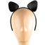 Poison Rose Leather Cat Ears is the perfect accessory to complete a sexy cat costume for Halloween & other adult events.