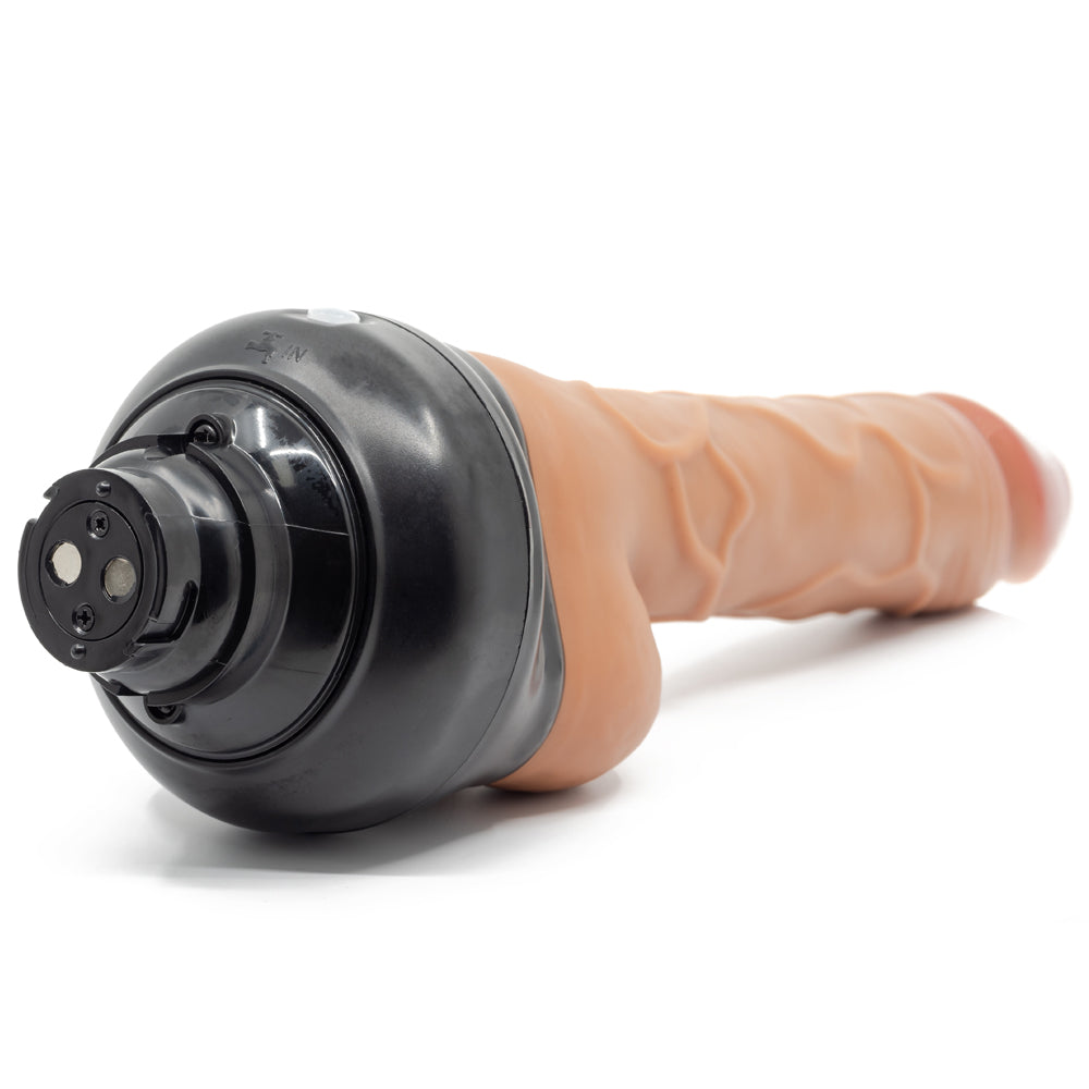 This veiny phallic dong attachment squirts up to 3m for a realistic creampie experience & works w/ the portable handbag sex machine for 3 speeds of thrusting. Connector.