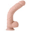 Adam & Eve - Adam's Poseable True Feel Cock - 8.5" insertable bendy dildo holds any position you like, with balls and suction cup base.