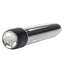 Precious Metal Gems - Straight Vibrator - gem-inlaid straight vibrator with multi-speed vibrations. Silver 2