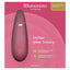 Womanizer Premium 2 - clitoral stimulator with 14 modes of Pleasure Air Technology. Rechargeable. raspberry, box