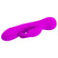 Pretty Love Broderick Flexible Rabbit Ears Vibrator moves comfortably w/ your body & has a G-spot head + clitoral bunny ears for dual internal & external stimulation. Purple. (5)