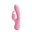 Pretty Love Broderick Flexible Rabbit Ears Vibrator moves comfortably w/ your body & has a G-spot head + clitoral bunny ears for dual internal & external stimulation. Pink-GIF.
