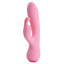 Pretty Love Broderick Flexible Rabbit Ears Vibrator moves comfortably w/ your body & has a G-spot head + clitoral bunny ears for dual internal & external stimulation. Pink.