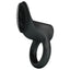 Pretty Love Cobra Vibrating Cock Ring With Clitoral Ticklers has touch-activated vibration & a bristle-textured clitoral stimulator for both partners to enjoy. Black.
