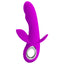 Pretty Love Humphray Rabbit Vibrator With Perineum Tickler has a ridged G-spot head, clitoral arm & a textured perineal stimulator for unbelievable triple stimulation.