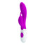 Pretty Love - Hyman Ribbed Rabbit Vibrator is made from ribbed silicone for more stimulation w/ dual motors in a bulbous G-spot shaft & clitoral tickler for blended pleasure. (2)