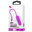 Get off on the go w/ this waterproof & rechargeable vibrating bullet, which has 12 vibration modes & a retrieval tail. Purple-package.