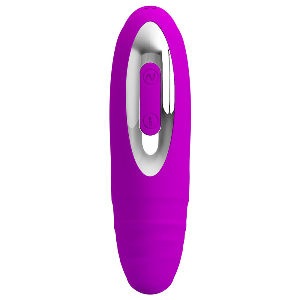 This dual vibrating butt plug has 12 wicked vibration modes in both heads & heats up to 48°C for extra stimulation. (4)