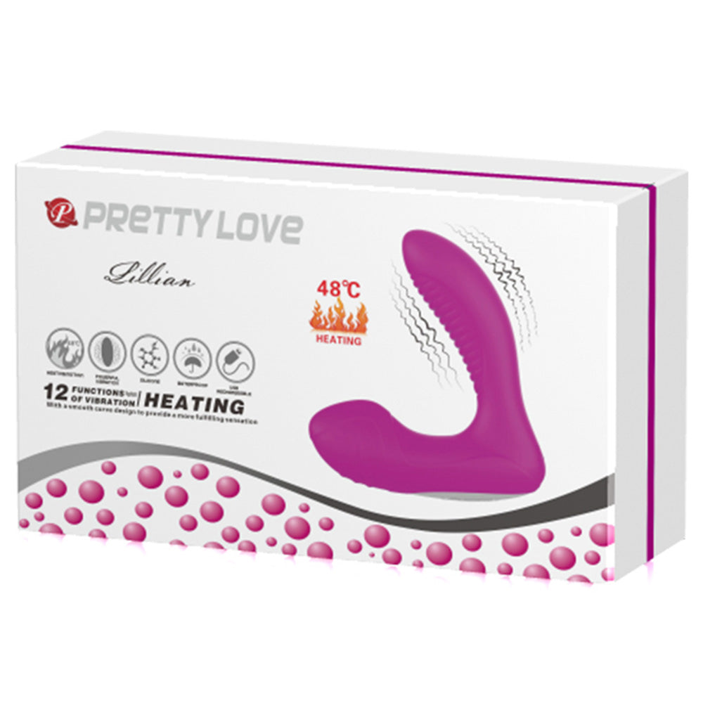 This dual vibrating butt plug has 12 wicked vibration modes in both heads & heats up to 48°C for extra stimulation. Package.