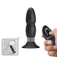 Pretty Love Master Hunter - 4-Piece Toy Kit includes a penis sleeve w/ clitoral rabbit, cockring, remote control anal plug w/ rotating beads & prostate plug w/ attached cockring. Anal plug-GIF.
