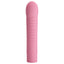 Pretty Love Mick Ribbed Mini G-Spot Vibrator - has a ribbed shaft & a bulbous, curved G-spot tip w/ 10 vibration functions. Pink 4