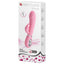 Pretty Love Prescott Dual-Density Rabbit Vibrator has a soft & flexible ribbed shaft with 7 G-spot & 7 clitoral stimulator vibration modes for awesome blended orgasms. Pink-package.