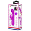 Pretty Love Rachel G-Spot Licking Rabbit Vibrator has 12 clitoral vibration modes & a tongue-shaped stimulator w/ 3 licking speeds for your G-spot or clitoris to enjoy. Purple-package.