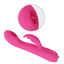 Pretty Love Rachel G-Spot Licking Rabbit Vibrator has 12 clitoral vibration modes & a tongue-shaped stimulator w/ 3 licking speeds for your G-spot or clitoris to enjoy. Pink-GIF. (2)
