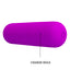 Pretty Love - Power Bullet Vibrator - 12 powerful vibrating modes & a smooth tapered tip. silicone and rechargeable. Purple-charging pot.