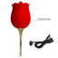 Pretty Love Rose Lover Vibrating Clitoral Licker - red rose-shaped sex toy has 12 licking patterns at the head & 12 vibration modes in the stem. 7
