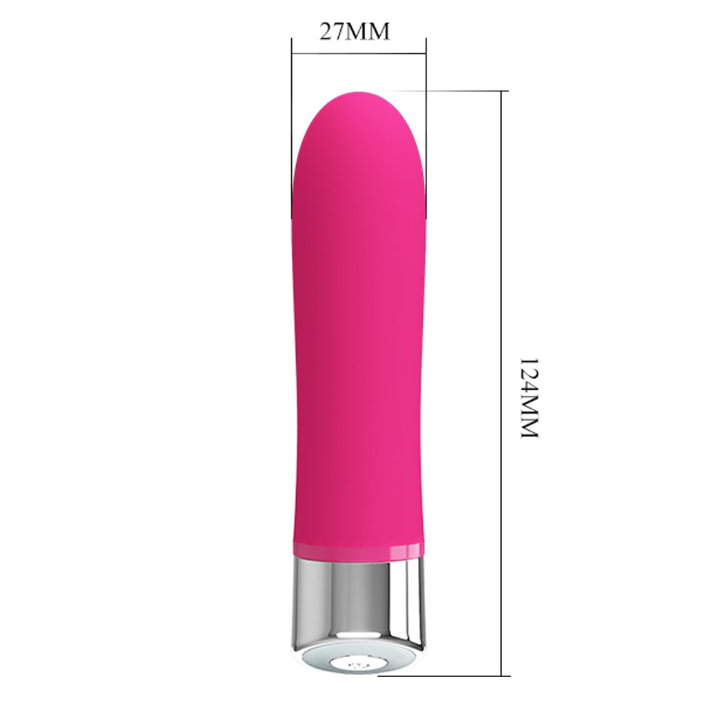Pretty Love Sampson Vibrating Bullet packs 12 incredible vibration modes into a compact design & has a memory function to remember just how you like it. Pink-dimension.