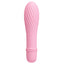 Pretty Love Solomon G-Spot Bullet Vibrator has a textured silicone body w/ a bulbous tip to target your G-spot for deep internal pleasure inside. Pink.