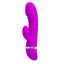 Pretty Love Tracy Ridged Rabbit Vibrator Success has 7 vibration modes in a phallic head, ridged G-spot shaft & clitoral arm for luxurious dual pleasure. Purple. (2)