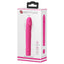 Pretty Love Vic Veiny Mini Vibrator has a bulbous phallic head & a curved veiny shaft for targeted G-spot stimulation! Waterproof silicone & battery-operated. Hot pink-package.