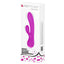 Pretty Love Zachary Flexible Rabbit Vibrator is a rechargeable rabbit vibrator w/ a flexible body that moves w/ you for internal G-spot & external clitoral stimulation. Purple-package.
