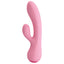 Pretty Love Zachary Flexible Rabbit Vibrator is a rechargeable rabbit vibrator w/ a flexible body that moves w/ you for internal G-spot & external clitoral stimulation. Pink.