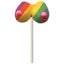 This erotic novelty lollipop tastes as good as it looks w/ a fruity flavour & fun stripy rainbow design shaped like realistic breasts w/ 3D nipples.