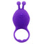 Rascal Love Ring - rechargeable silicone cockring with 10 vibration modes, clitoral stimulator with twin antennae. Purple
