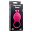 Rascal Love Ring - rechargeable silicone cockring with 10 vibration modes, clitoral stimulator with twin antennae. Black, box