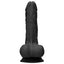  RealRock 10" Realistic Dildo With Balls & Suction Cup has realistic sculpted details like a phallic head & veiny shaft in velvety-soft skin like material. Black. (3)