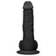  RealRock 10" Realistic Dildo With Balls & Suction Cup has realistic sculpted details like a phallic head & veiny shaft in velvety-soft skin like material. Black. (4)