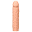 RealRock 7" Realistic Penis Extension Sleeve adds 3cm to your erection size w/ a squishy, firm head that feels like the real deal.