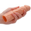 RealRock 7" Realistic Penis Extension Sleeve adds 3cm to your erection size w/ a squishy, firm head that feels like the real deal. On-hand.