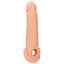 RealRock 9" Realistic Penis Extension Sleeve With Ball Ring fits over your erection & adds 3.5cm to your erection w/ a firm but squishy head. (2)