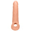 RealRock 9" Realistic Penis Extension Sleeve With Ball Ring fits over your erection & adds 3.5cm to your erection w/ a firm but squishy head. (3)