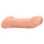 RealRock 9" Realistic Penis Extension Sleeve With Ball Ring fits over your erection & adds 3.5cm to your erection w/ a firm but squishy head. (5)