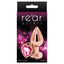 Rear Assets - Rose Gold Heart Gem Butt Plug - Medium - Pink, box